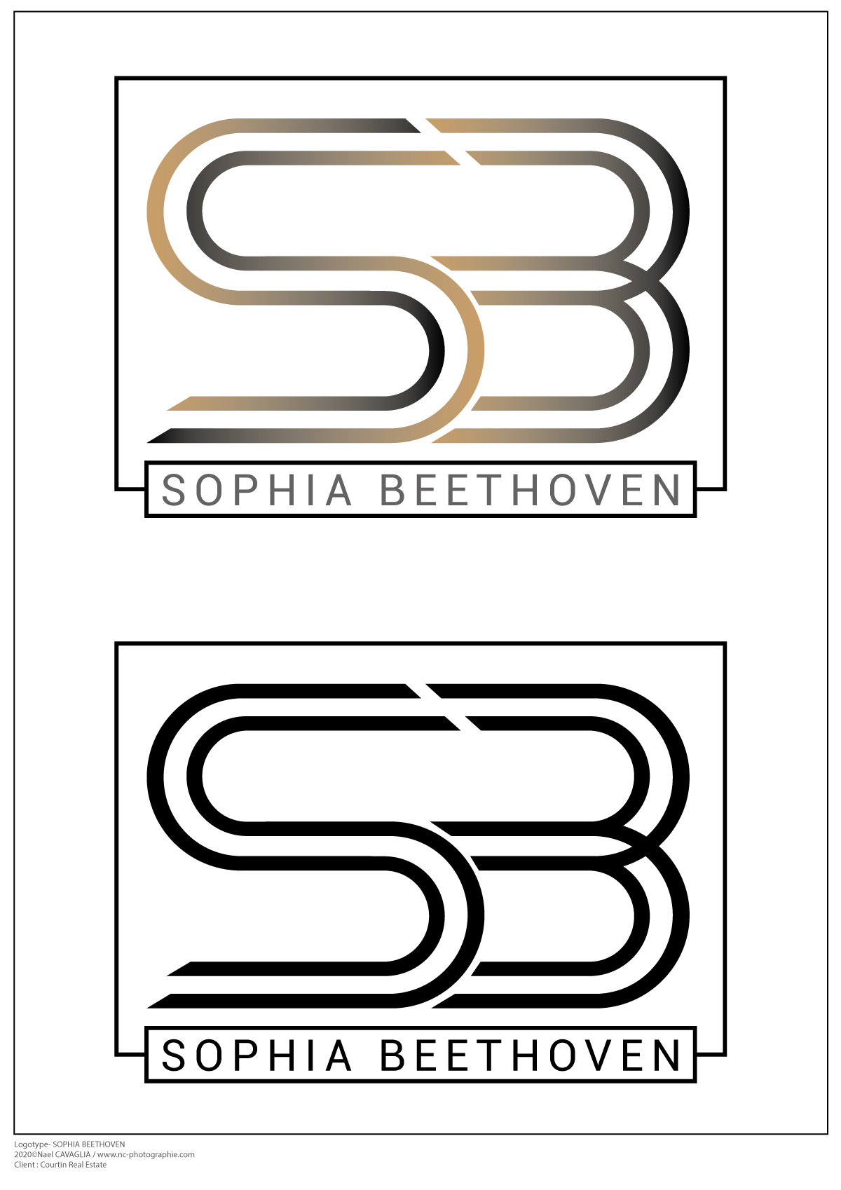 nael cavaglia - Sophia Beethoven - logotype
